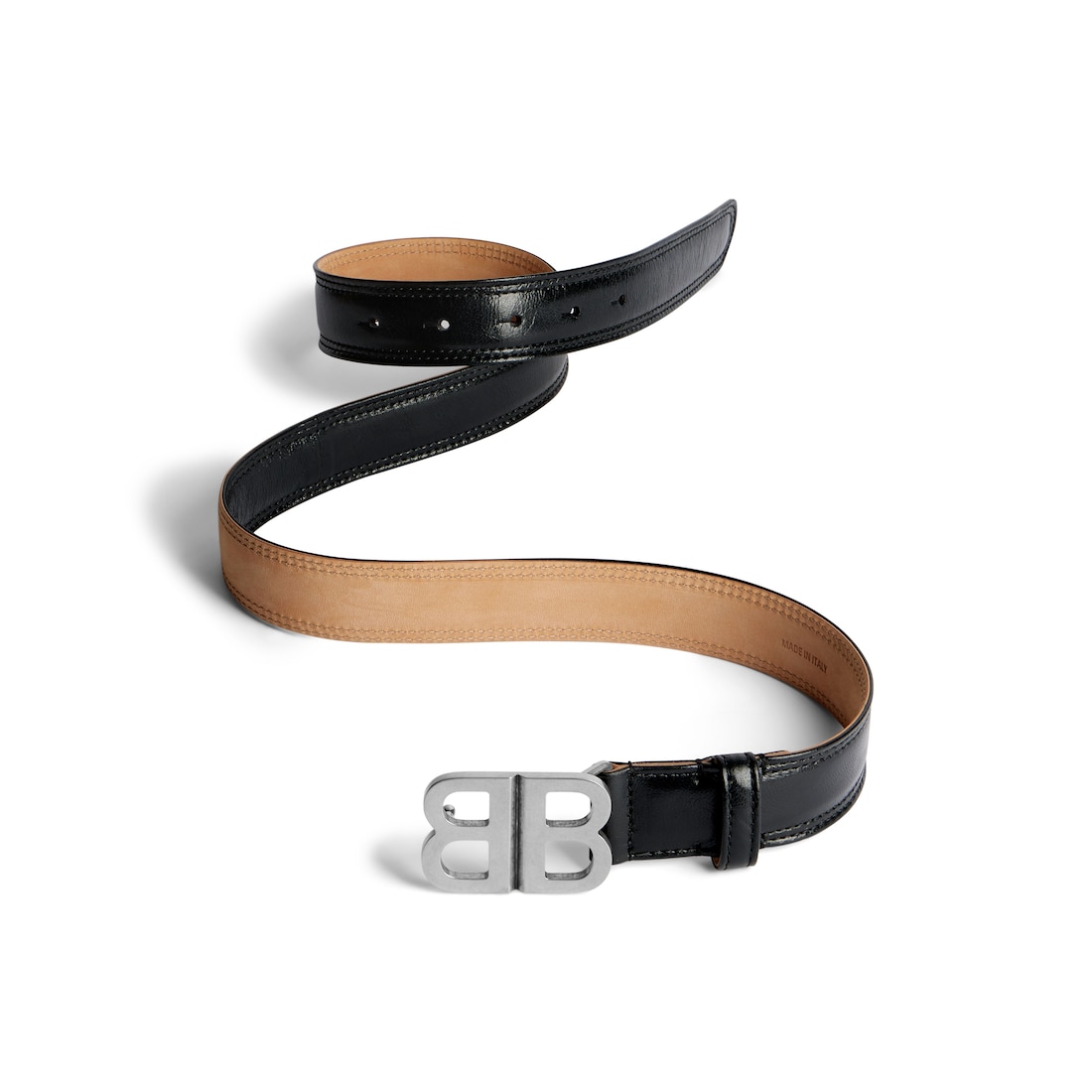 Women’s Bb Soft Belt in Black - Image 1